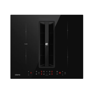 Ciarra ONE 59cm Electric Induction Hob with Integrated Plasma System CBBEH594BBF Extractor Hob